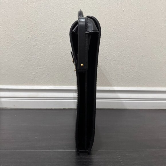 Louis Vuitton Black Epi Serviette Fermoir Briefcase - Picture 8 of 16